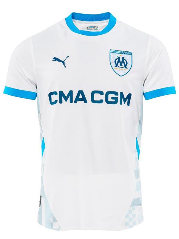 Olympique de Marseille maillot domicile uniforme de football premier haut de maillot de football sportswear homme 2024-2025